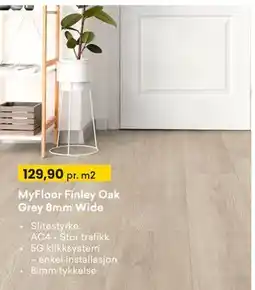 Right Price Tiles MyFloor Finley Oak Grey 8mm Wide tilbud