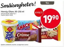 Nærbutikken Hennig-Olsen, 95–210 ml tilbud