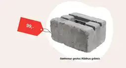 Montér Støttemur geoloc rådhus gråmix tilbud