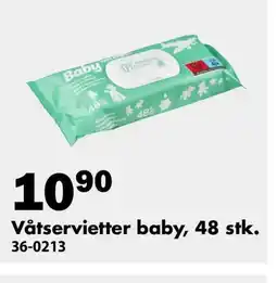 Biltema Våtservietter baby tilbud