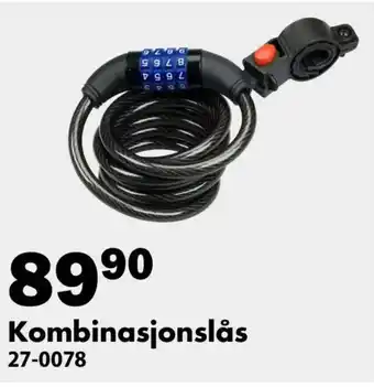 Biltema Kombinasjonslås tilbud