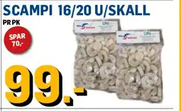 Price Lagerbutikk Scampi 16/20 u/skall tilbud