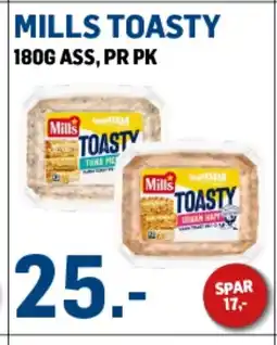Price Lagerbutikk Mills toasty tilbud