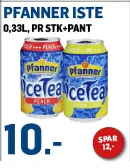 Price Lagerbutikk Pfanner Iste tilbud