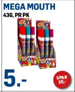 Price Lagerbutikk Mega mouth tilbud