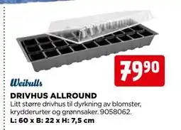 jem & fix DRIVHUS ALLROUND tilbud