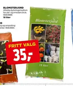 jem & fix BLOMSTERJORD tilbud
