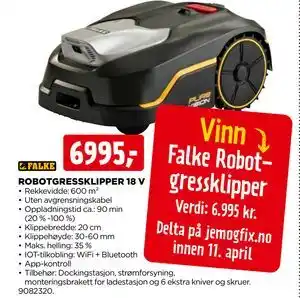 jem & fix ROBOTGRESSKLIPPER 18 V tilbud