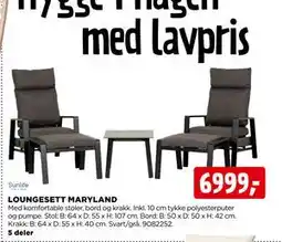 jem & fix LOUNGESETT MARYLAND tilbud