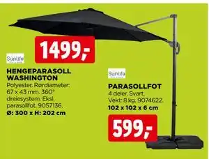 jem & fix PARASOLLFOT tilbud