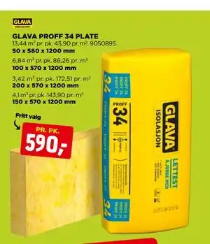 jem & fix GLAVA PROFF 34 PLATE tilbud