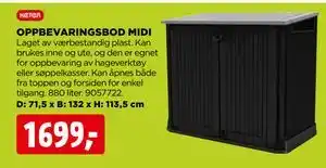 jem & fix OPPBEVARINGSBOD MIDI tilbud