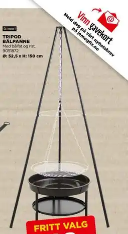 jem & fix TRIPOD BÅLPANNE tilbud