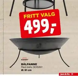 jem & fix BÅLPANNE tilbud