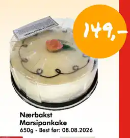 Havaristen Nærbakst marsipankake tilbud