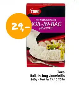 Havaristen TORO Boil-in-bag jasminris tilbud