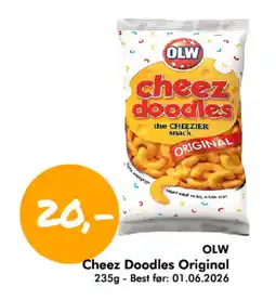 Havaristen OLW Cheez doodles original tilbud