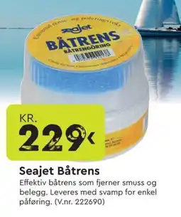 Mekk SEAJET Båtrens tilbud