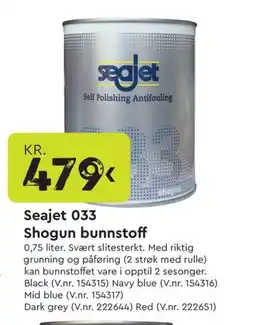 Mekk SEAJET 033 Shogun bunnstoff tilbud