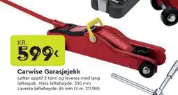 Mekk Carwise garasjejekk tilbud