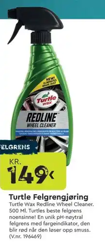 Mekk TURTLE Felgrengjøring tilbud