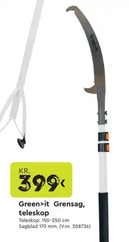 Mekk Green it grensag, teleskop tilbud