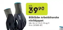 Mekk Blåkläder arbeidshanske nitrildyppet tilbud
