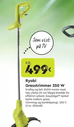 Mekk RYOBI Gresstrimmer 350 W tilbud