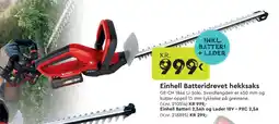 Mekk EINHELL Batteridrevet hekksaks tilbud