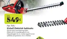 Mekk EINHELL Elektrisk hekksaks tilbud