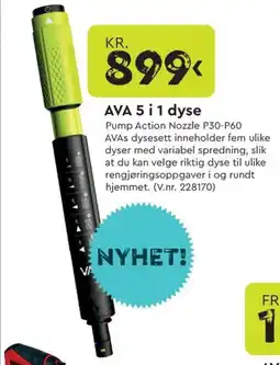 Mekk AVA 5 i 1 dyse tilbud