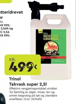Mekk TRINOL Takvask super tilbud