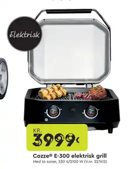 Mekk Cozze E-300 elektrisk grill tilbud
