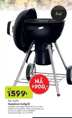 Mekk Napoleon kullgrill tilbud