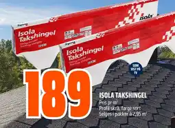 Coop Obs Isola takshingel tilbud