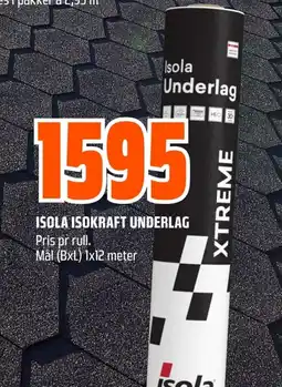 Coop Obs Isola isokraft underlag tilbud
