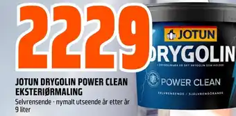 Jotun drygolin power clean eksteriørmaling