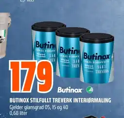 Coop Obs Butinox stilfullt treverk interiørmaling tilbud