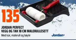 Coop Obs Jordan perfect vegg og tak 18 cm malerullesett tilbud