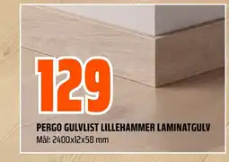 Coop Obs Pergo gulvlist lillehammer laminatgulv tilbud