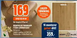 Coop Obs Berryalloc nordkapp 1-stav laminatgulv tilbud