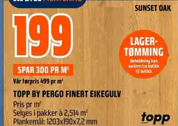 Coop Obs Topp by pergo finert eikegulv tilbud