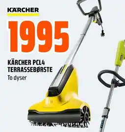 Coop Obs Kärcher pcl4 terrassebørste to dyser tilbud