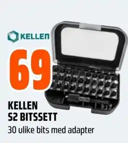 Coop Obs Kellen s2 bitssett tilbud