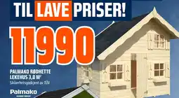 Coop Obs Palmako rødhette lekehus 3,8 m² tilbud