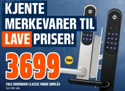 Coop Obs Yale doorman classic home dørlås tilbud