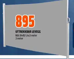 Coop Obs Uttrekkbar levegg tilbud