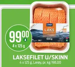Kiwi LAKSEFILET U/SKINN tilbud