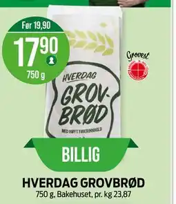 Kiwi HVERDAG GROVBRØD tilbud