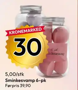 Gigaboks Sminkesvamp 6-pk tilbud
